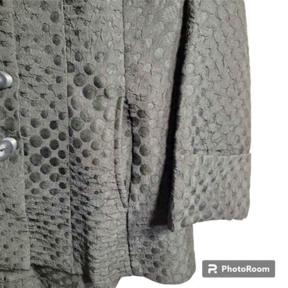 Habitat Viscose Blend Black Blazer Jacket Size Large - Picture 4 of 9